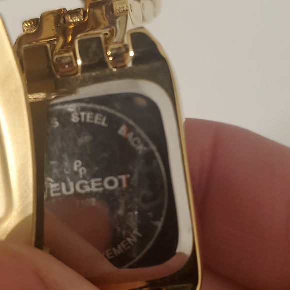 Peugeot Gold Women's Watch with Crystal Accents - Picture 5 of 5